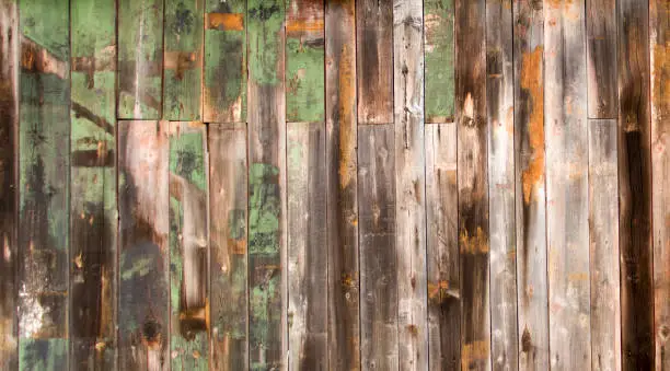 wall of a house with a log house, vintage wood texture in high resolution.