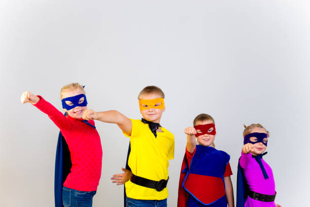 istock Superheroes kids friends 890813626