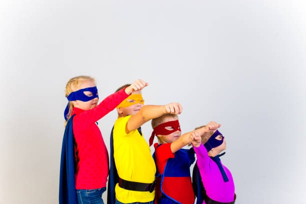 istock Superheroes kids friends 890813756