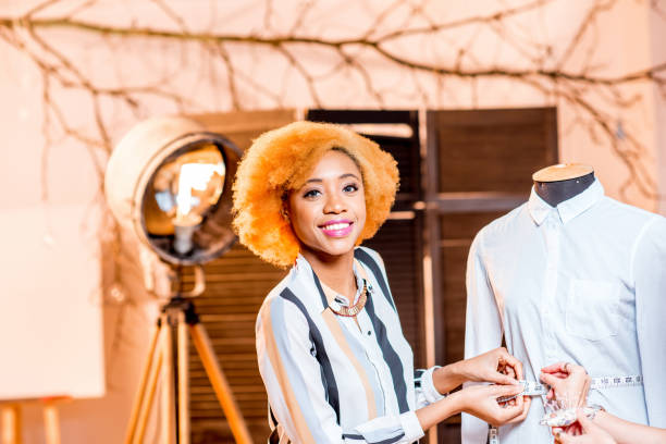 istock Fashion designer working at the office 890818210
