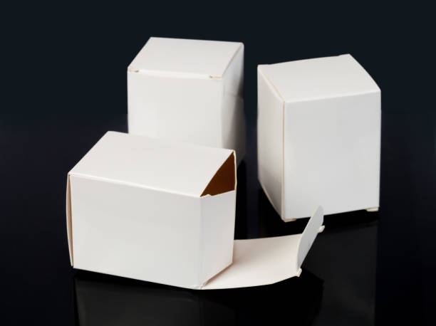 istock white paper box or Mockup ready for your design. Box perspective. Box template. Box empty blank 890819260