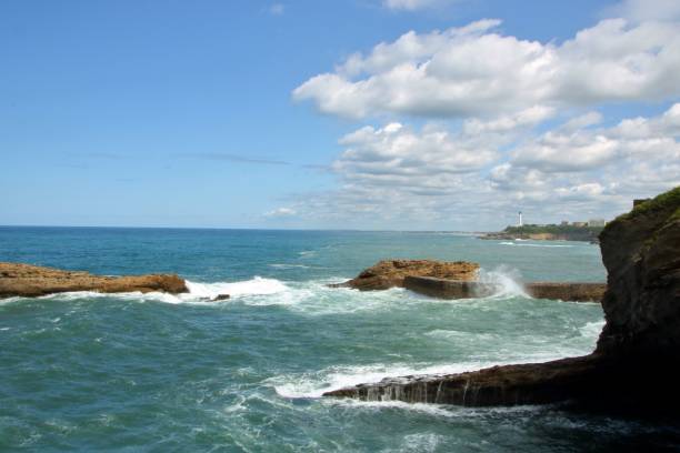 istock coastline of  of Biarritz 890822622