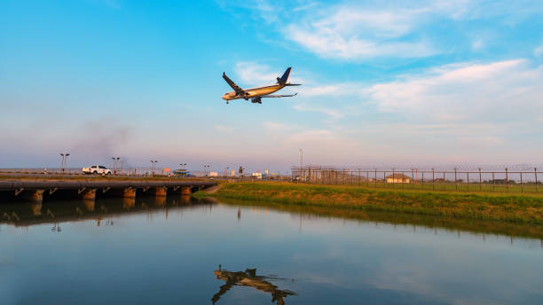 istock Landing plane at Suvarnabhumi Airport 890825464