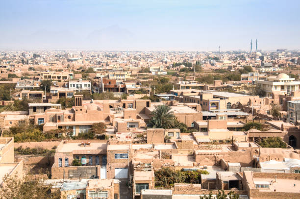 istock View over Meybod, Iran from the Narin castle 890825484