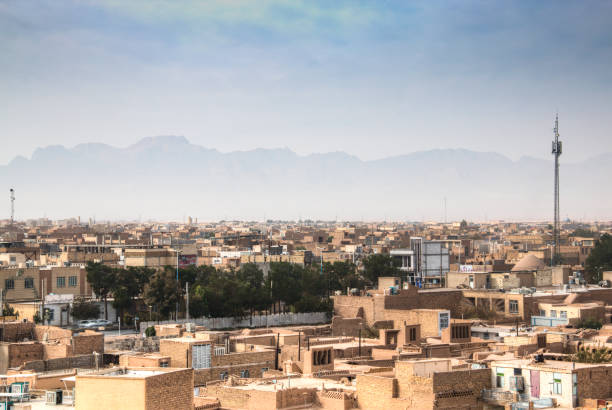 istock View over Meybod, Iran from the Narin castle 890834216