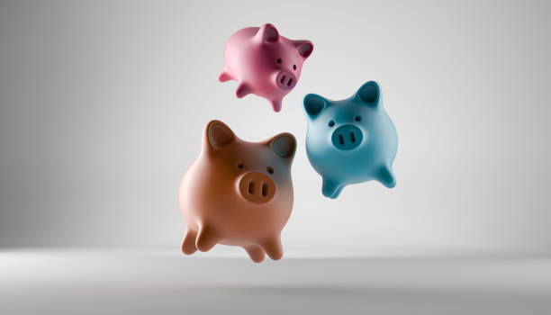 istock Flying Piggybanks 890837134