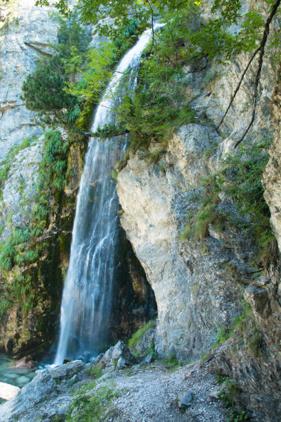 istock Waterfall in Theth mountains, Albania 890847406