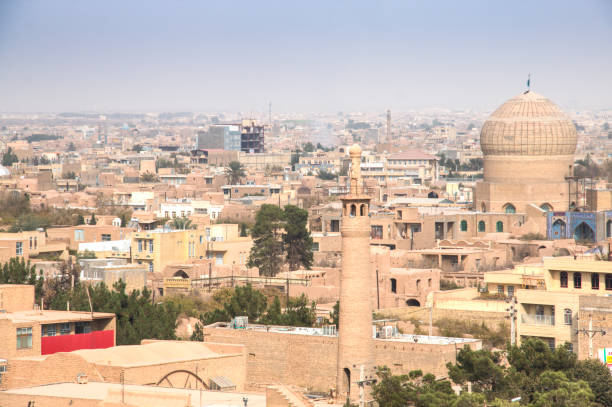 istock View over Meybod, Iran from the Narin castle 890849624