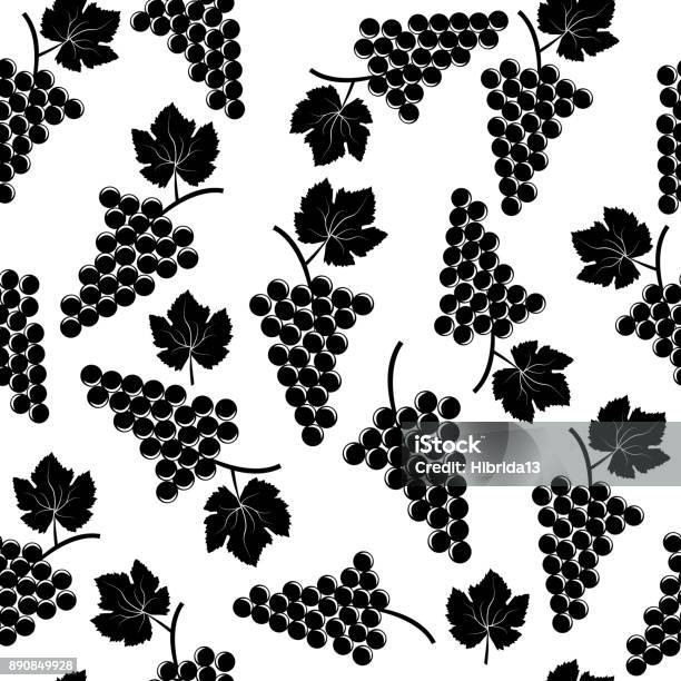 Grape Pattern Geometric Grape Seamless Pattern Stock Illustration - Download Image Now ...
