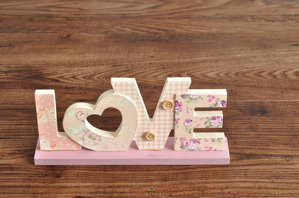 istock Valentine's Day. Love in pink letters 890856704