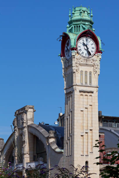 istock Clock tower of the Rouen-Rive-Droite railway station 890873126