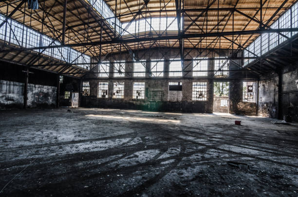 istock big hall of factory 890873636