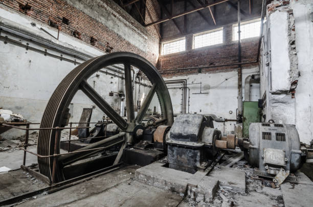istock big wheel in factory 890874074