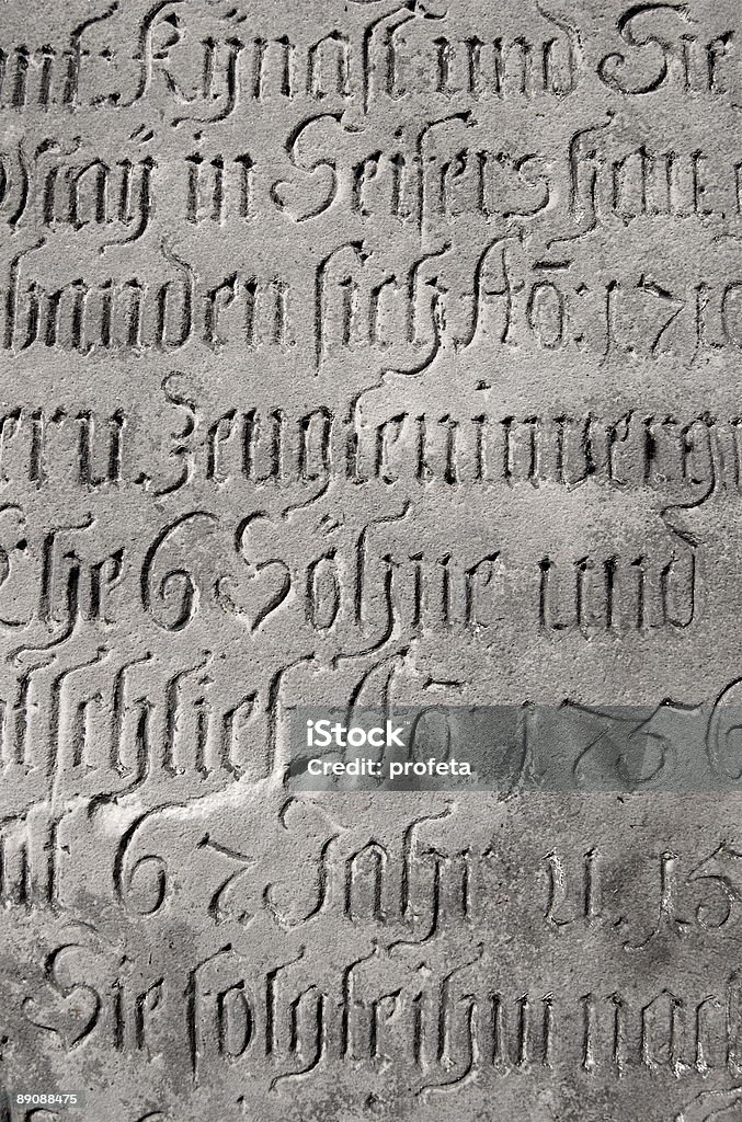 Old des Inscriptions en pierre - Photo de Allemagne libre de droits