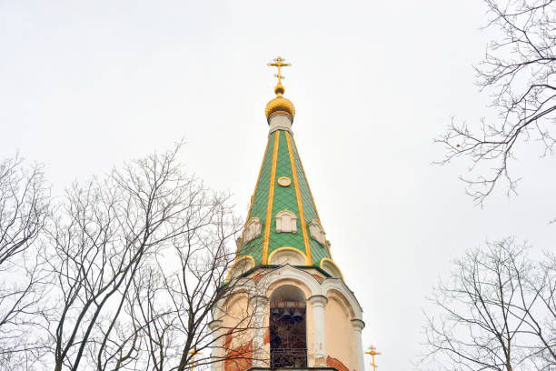 istock Bell tower in Voskresensky Novodevichy Convent. 890913124