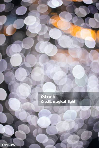 Blur Light Bokeh Abstrac Background In Music Light With New Year Lights Concept Moving Party Lights Stock Photo - Download Image Now