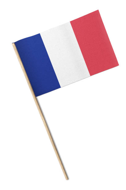 France Flag Small flag isolated on a white background french flag photos stock pictures, royalty-free photos & images