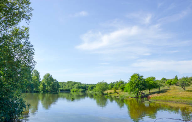 istock Ancient houses and their reflection in the water 890958814