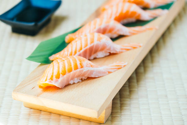 istock Close-Up Of Sashimi Served On Table 890959004