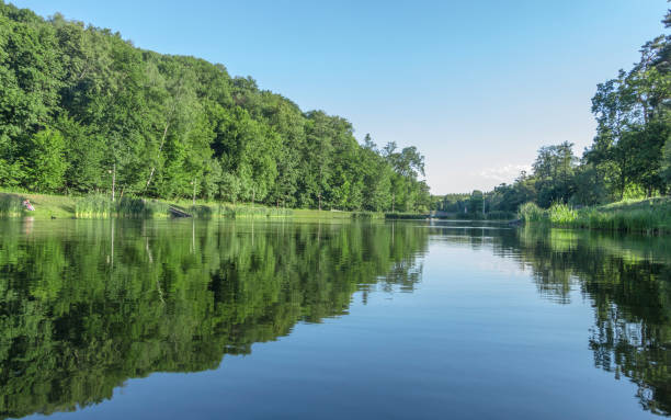 istock Ancient houses and their reflection in the water 890961204
