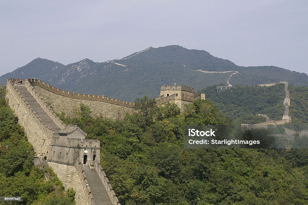 Grande Muralha Mu tain yu - Royalty-free Arquitetura Foto de stock