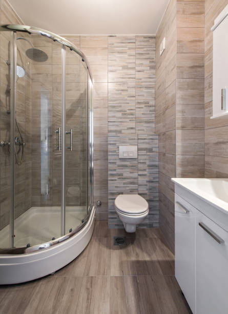 istock Interior of new modern bathroom 890979046