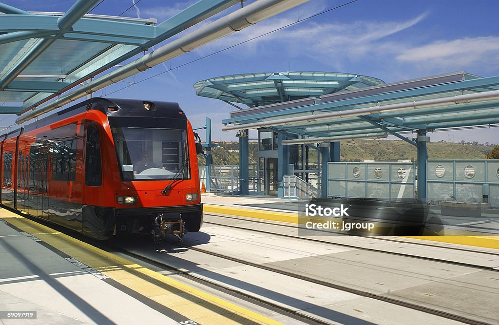 trole de metro ligeiro - Foto de stock de Bonde royalty-free