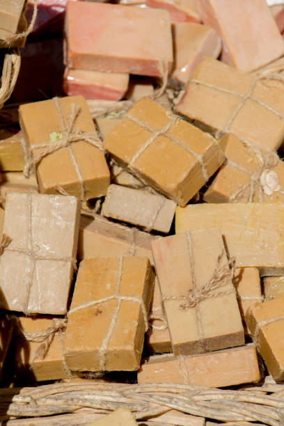 istock Collection of bars of hand made soap 890985968