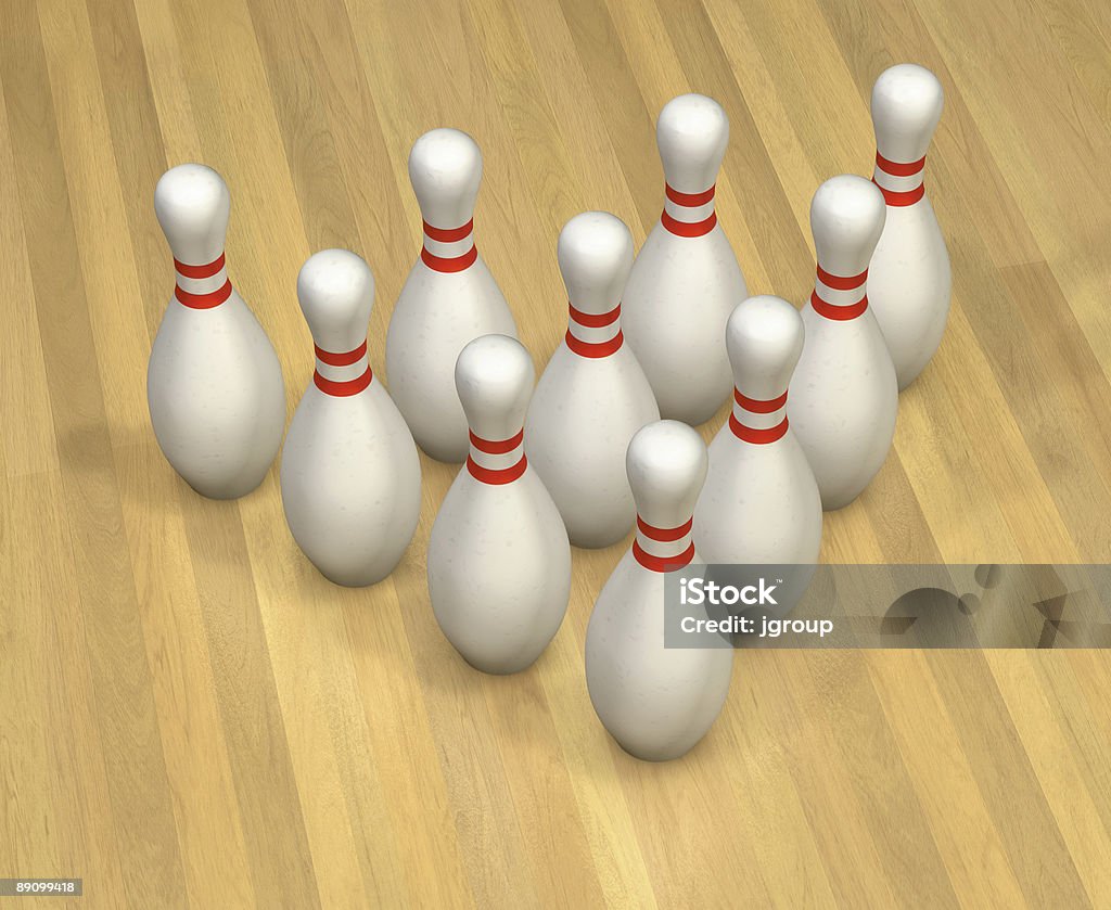 Bowling Excitação - Royalty-free Atividade Recreativa Foto de stock