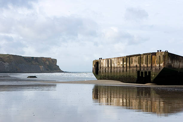 D-Day  - Normandy, France I  landing craft stock pictures, royalty-free photos & images