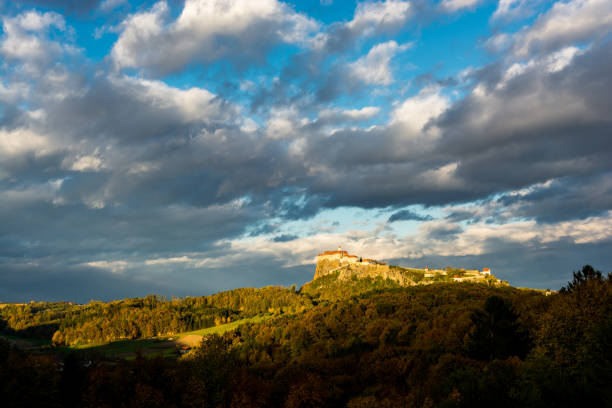 istock Castle Riegersburg in Austria at Sunset 890995998