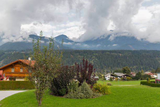 istock Austrian Alps rural landscape in the clouds. Haus, Styria. 891010100