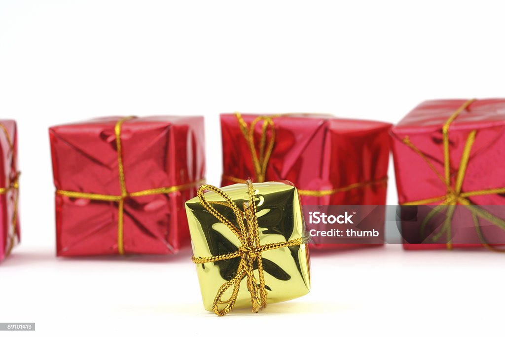 Presentes de Natal em branco - Royalty-free Abundância Foto de stock