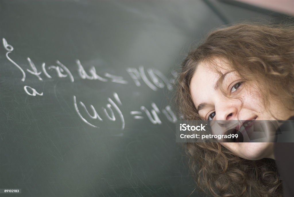 Math student  20-29 Years Stock Photo