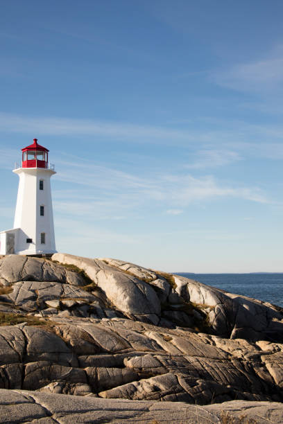 istock Rocky shoreline at Peggys Cove Lighthouse, Nova Scotia, Canada 891043836