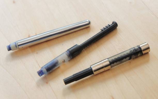 istock Empty Nibs of Vintage Pens on Table 891055720