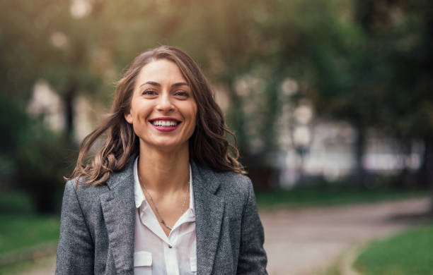 Beautiful happy woman