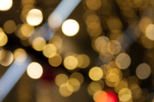 istock Colorful circles of light abstract background 891069674