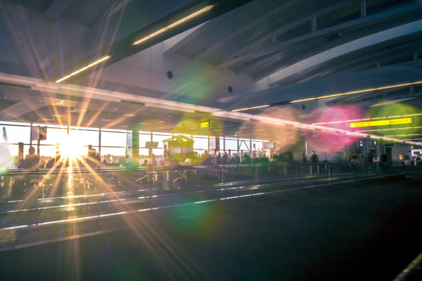 international airport terminal views