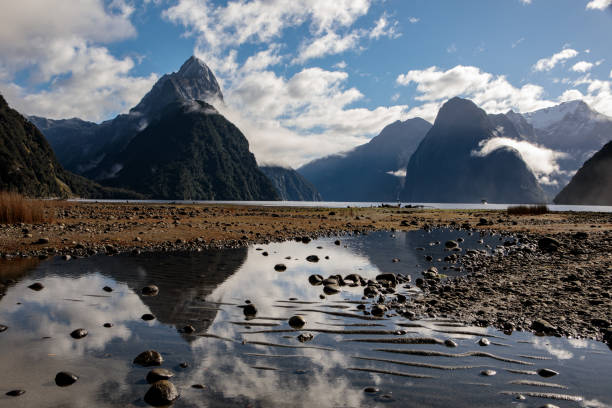 istock Milford Sound and Mitre Peak in a Winter Morning 891115744