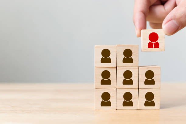 Human resource management and recruitment business concept