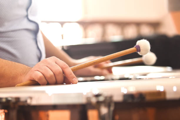 istock Hands musician playing the timpani 891123188