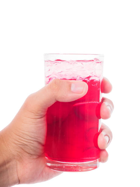 istock male hand holding ice cubes in glass 891126238