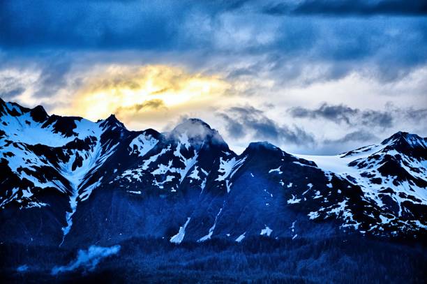 istock alaska nature and mountain in june at sunset 891131436