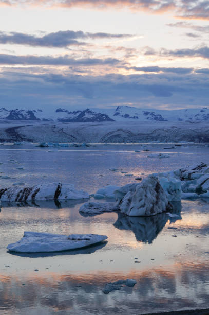 istock Landscape scenery with ice in Jokulsarlon,Iceland 891135972