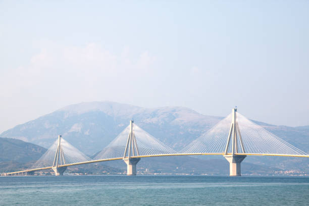 istock Charilaos Trikoupis bridge in Rion, Greece 891164412