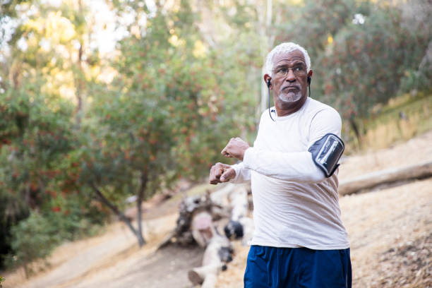 istock Senior African American Man Stretching 891169888