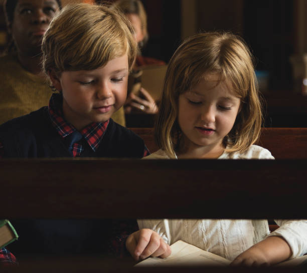 istock Children inside the church 891177984