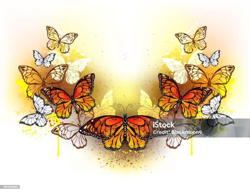 Mô Hình Đối Xứng Của Bướm Chúa Hình minh họa Sẵn có - Tải xuống ...