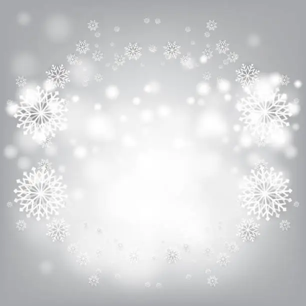 Vector illustration of bokeh white and gray color background,vector illustration